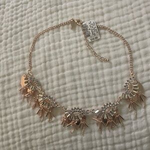 INC International Concepts Rose Gold Fringe Necklace
